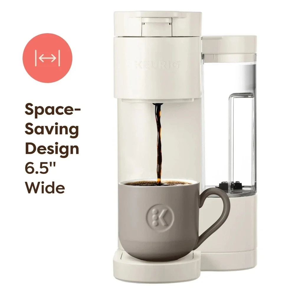 Keurig K-Express Essentials White Coffee Maker Warm Stone 6-10oz Free Shipping